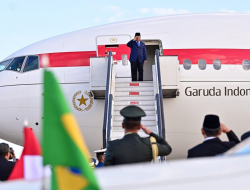 Usai Kenegaraan, Presiden Prabowo Tinggalkan Brasil