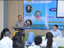 Beri Materi di MPLS SMA Labschool, Kadiv Humas Berikan Motivasi Hadapi Bonus Demografi