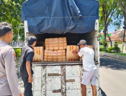 Polresta Banyuwangi Berhasil Amankan Truk Muat Ribuan Liter Miras Jenis Arak Dikemas Dalam Botol*