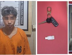 Polsek Asemrowo Amankan Karyawan Gudang di Margomulyo Usai Curi Motor Rekan Kerja