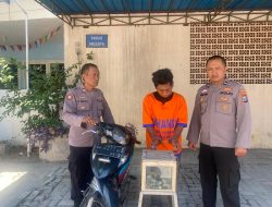 Polsek Kenjeran Amankan Pencuri Kotak Amal di Mushola Al Muwahhidin Surabaya