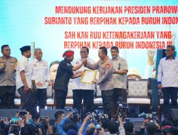 Dukung Program Pemerintah, Kapolri: Buruh dan Polri Bersinergi Jaga Stabilitas Kamtibmas