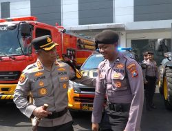 Antisipasi Bencana Hidrometeorologi Polrestabes Surabaya Gelar Apel Kesiapsiagaan