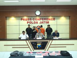Polda Jatim Ungkap Sindikat Pencurian Bersenjata di Minimarket Lintas Provinsi