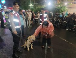 Baharkam Polri Kerahkan K-9 Jaga Keamanan Perayaan Tahun Baru di HI