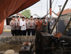 Polres Kediri Bangun Sumur Bor di Masjid Al-Bashor, Akses Air Bersih Warga Kian Mudah