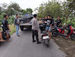 Polisi Kediri Bubarkan Balap Liar yang Resahkan Warga