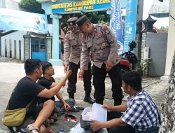 Antisipasi Uang Palsu, Polres Kediri Cek Jasa Penukaran Uang di Kawasan Pare