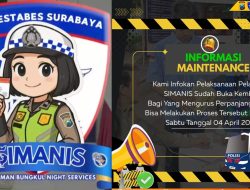 AKP Tri Arda Meidiansyah, S.TR.K, Sik : Layanan SIMANIS, Kami Pastikan Sabtu 04 April 2026 Sudah Kembali Hadir