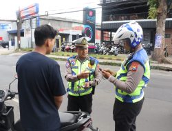 Optimalisasi Gakkum Presisi : Ditlantas Polda Jatim Gelar Operasi Dakgar Berbasis Handheld
