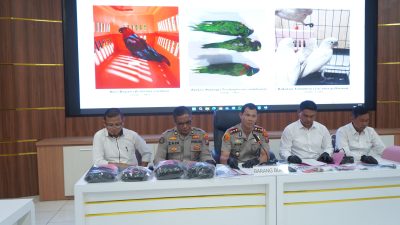 Foto: Kapolres Probolinggo Kota, Rico Yumasri saat Press Release 
