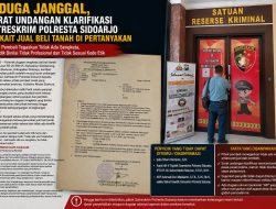 Surat Undangan Klarifikasi dari Kepolisian Resort Penyidik Polresta Sidoarjo Dilayangkan “Tanpa Disertakan Nama Pelapor”???